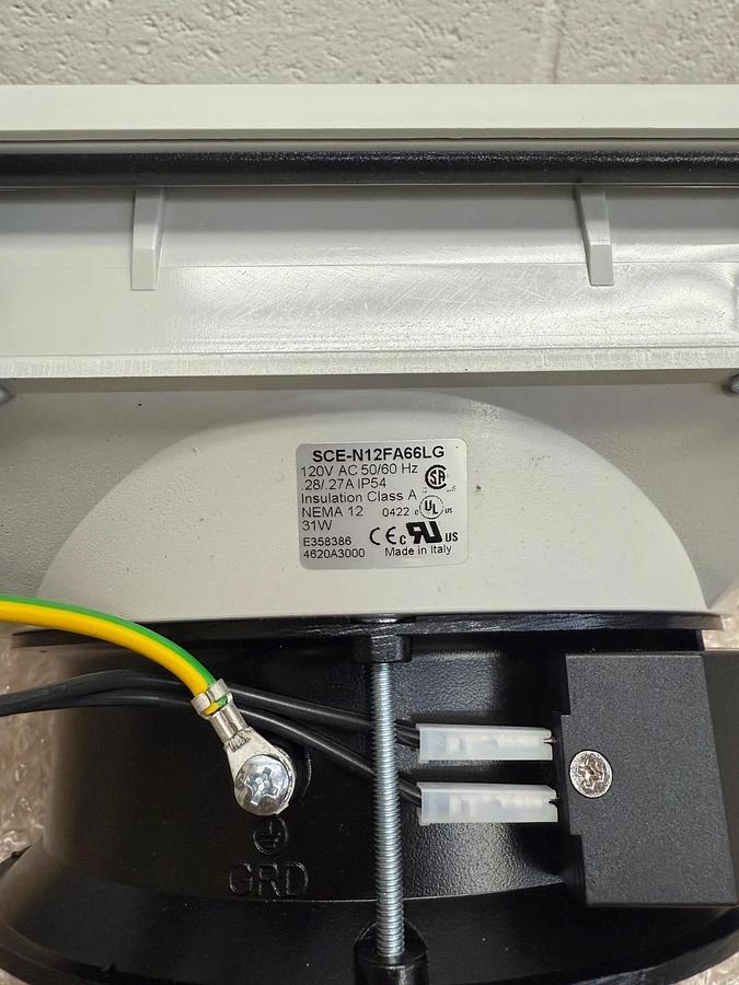 Used Saginaw Controls & Engineering (SCE) SCE-N12FA66LG Filter Fan 10"x10" *NEW*