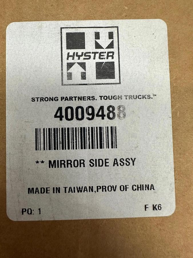 Used HYSTER 4009488 Mirror Side Assy *NEW*