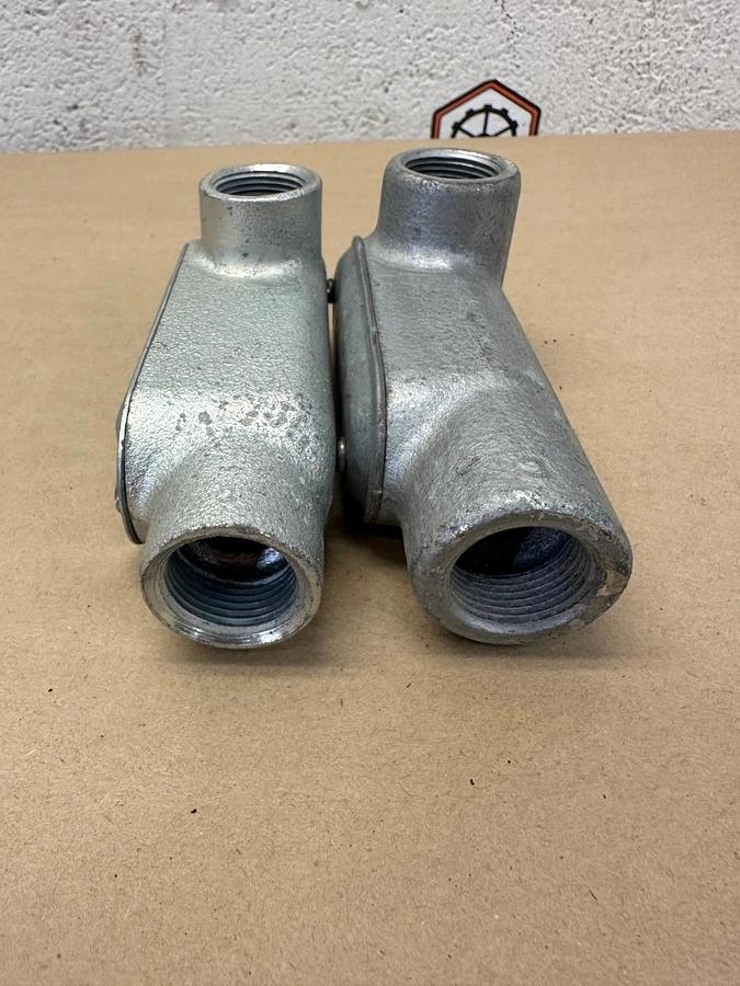 Used Crouse-Hinds LL27 3/4” Conduit - Lot of 2