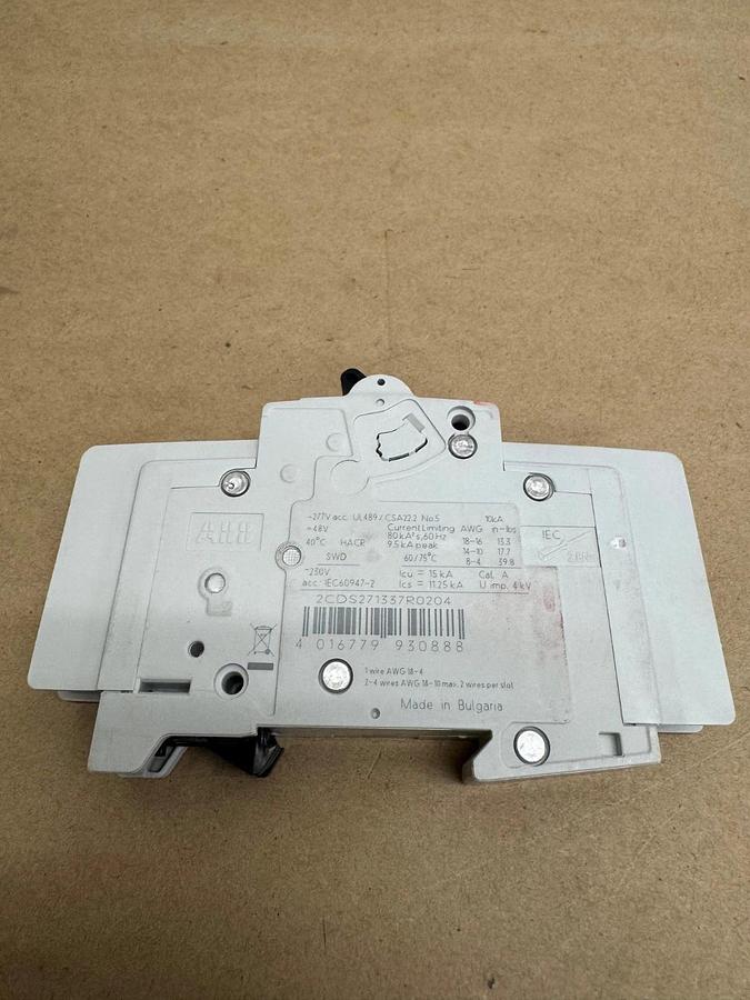 Used ABB SU 201M C20A 20A Circuit Breaker Single Pole *NEW*