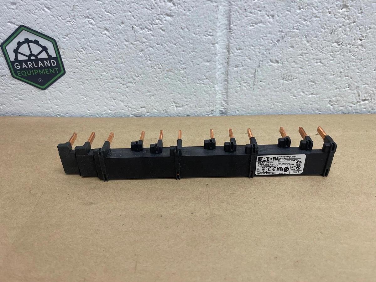 Used Eaton XTPAXCLKB4D, 3 Phase Commoning Link, B3.1/4-PKZ4 *NEW*