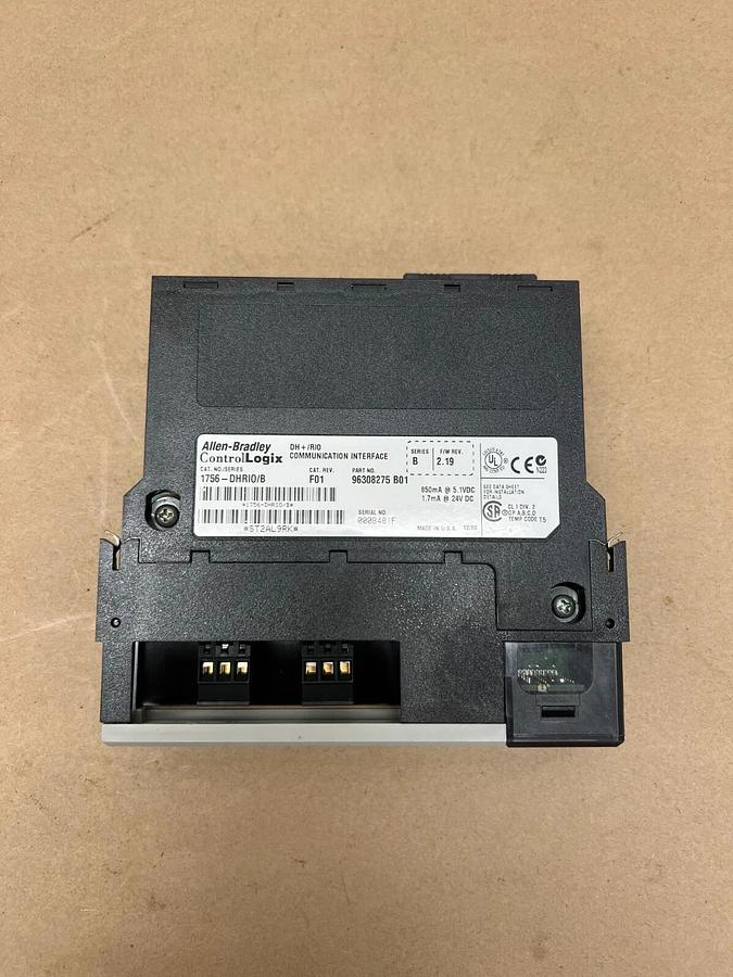 Used Allen Bradley 1756-DHRI0/B DH + RI0 Communication Interface