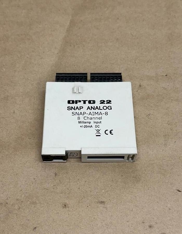Used Opto 22 SNAP-AIMA-8 Snap 8 Channel -20mA to +20mA Analog Current Input