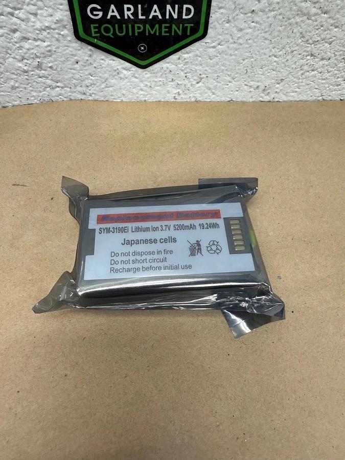 Used Motorola SYM-3190Ei Replacement Battery Lithium Ion 3.7V 5200mAh 19.24Wh MC 3190