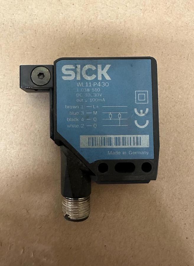 Used Sick WL11-P430 Retro-Reflective Photoelectric Sensor