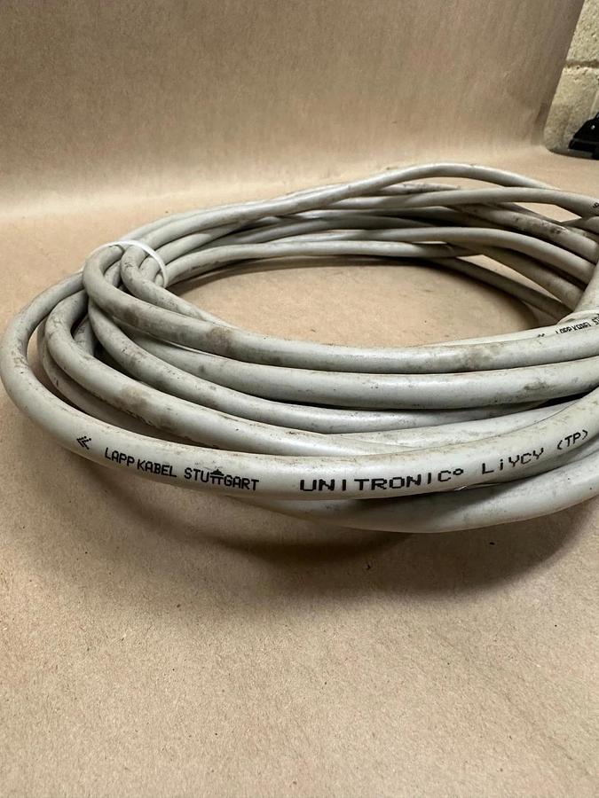 Used Lapp Kabel Stuttgart 8x2x0.14 Unitronic Liycy TP w/ Coninvers 12 Pin Connectors