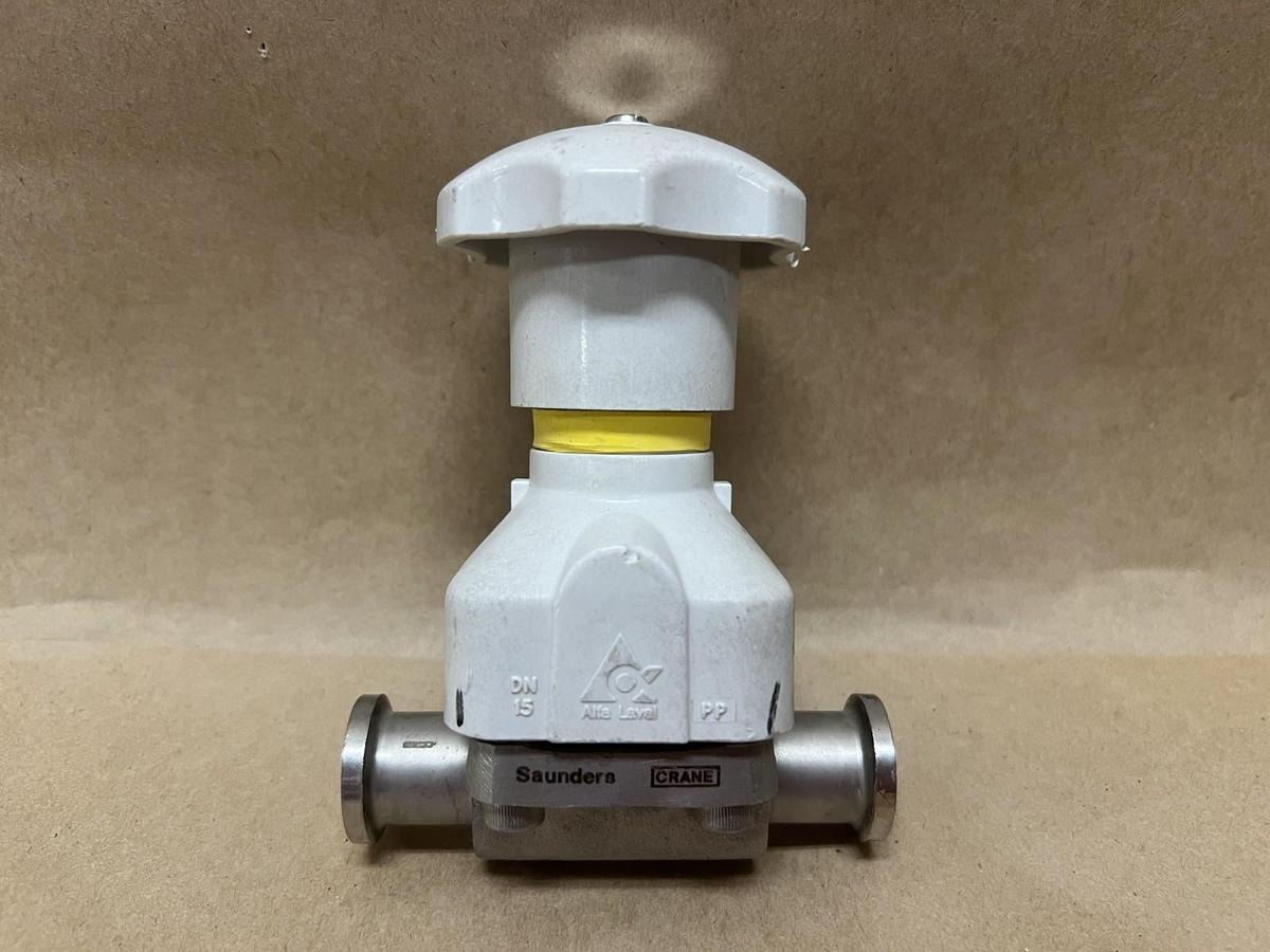 Used Alfa Laval Saunders 233273/001/007 DN15, PN16, 316L 1/2", Diaphragm Valve