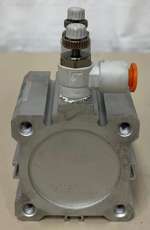 Used SMC CDQ2A40-10DC Compact Cylinder