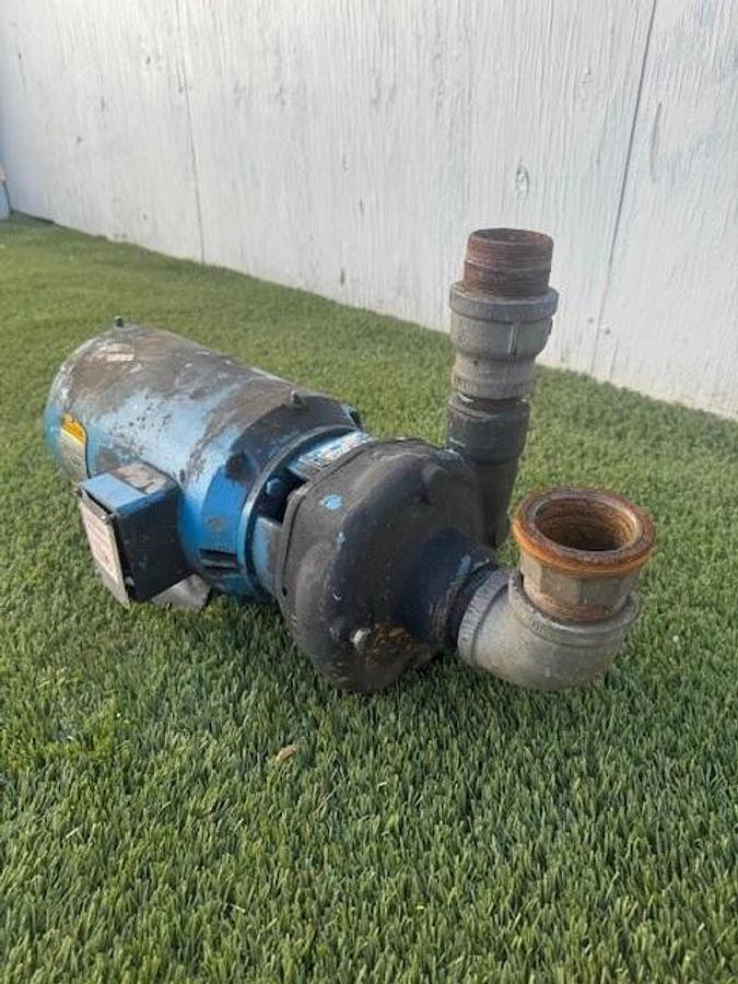Used Goulds 3656 (Size 1 1/2 x 2-6) 3A145, Baldor JMM3212T 5Hp Motor @ 3450RPM