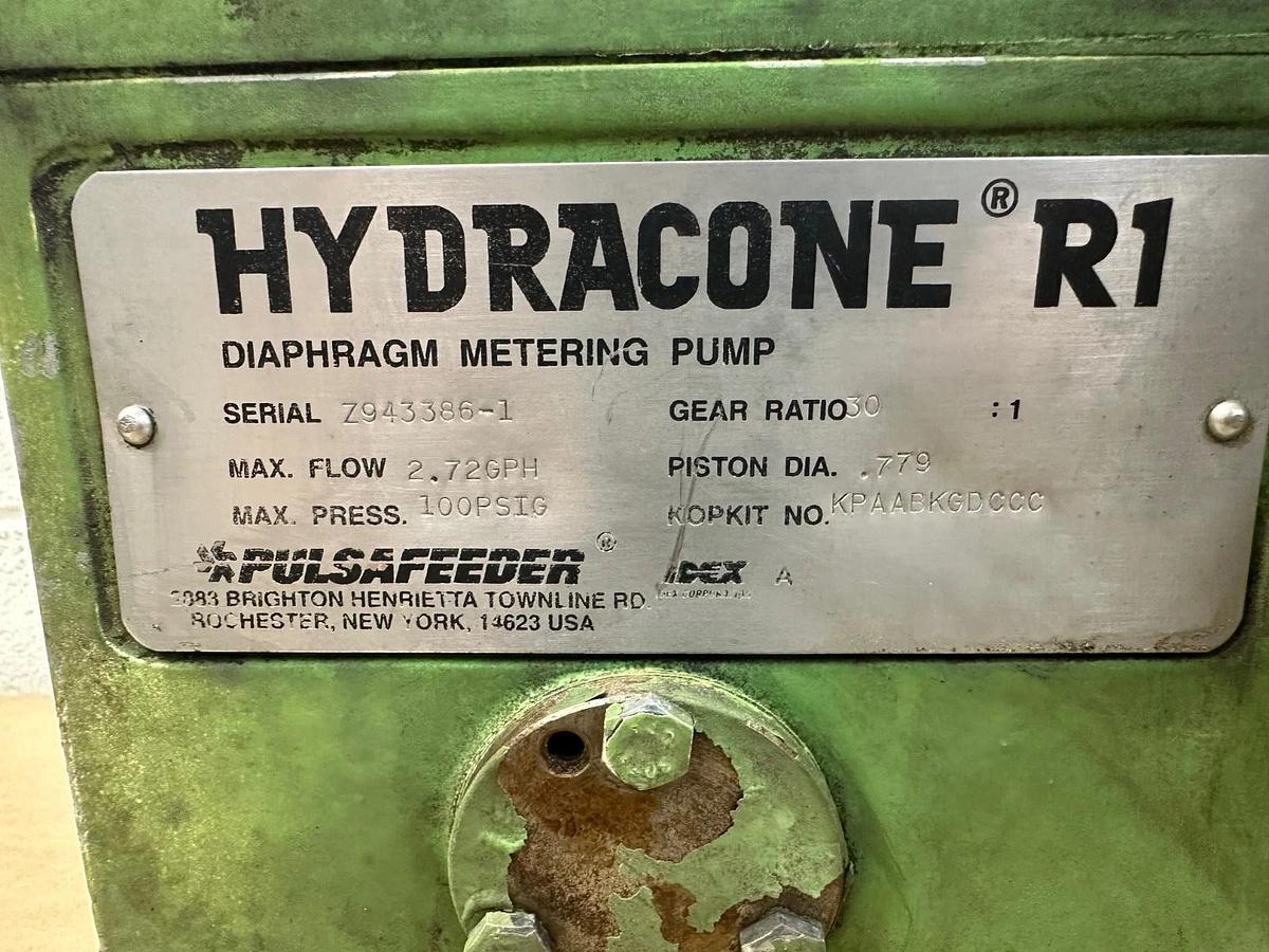 Used PulsaFeeder Hydracone R1 Diaphragm Metering Pump