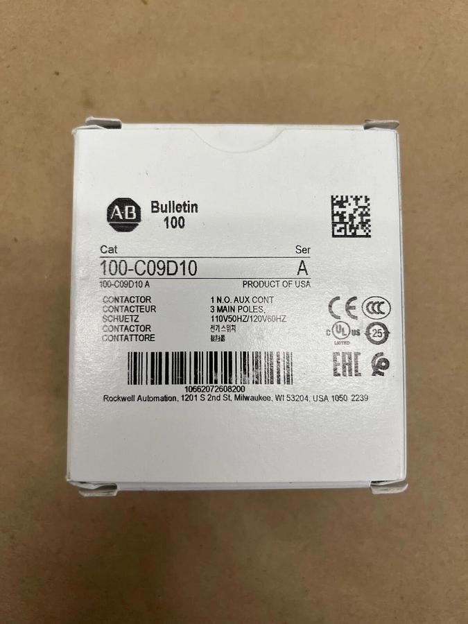 Allen Bradley 100-C09D10 Ser. A Contactor