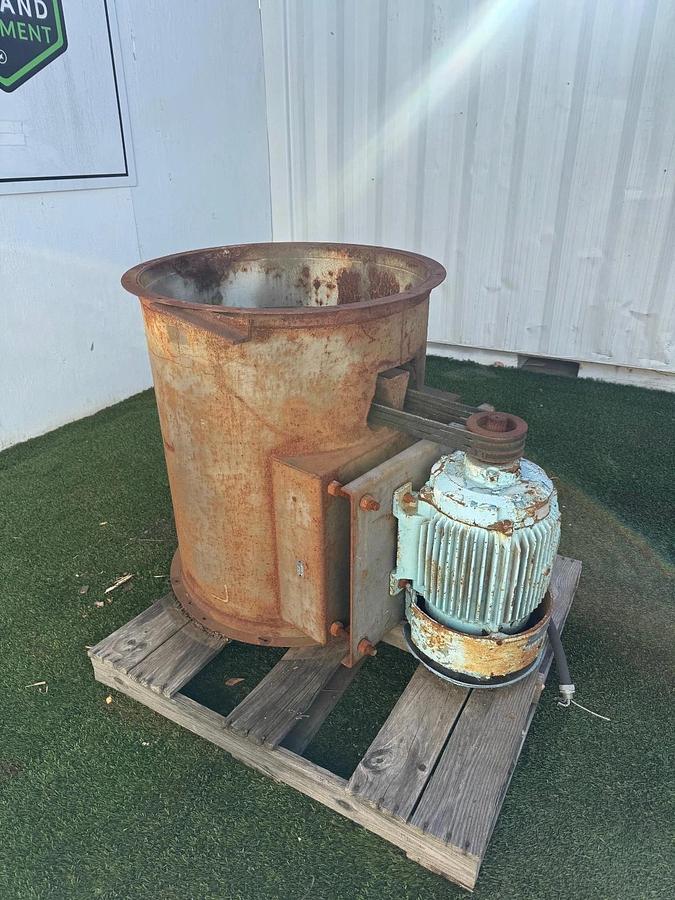 Used Hartzell Fan VA29-BD 29” Axial Inline Fan w/ 20Hp Motor @ 1755RPM, 575V