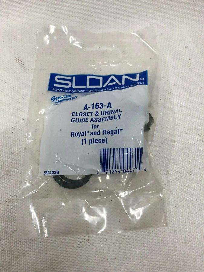 Used Sloan H-636-AA (LOT of 4) and Sloan A-163-A (LOT of 2)