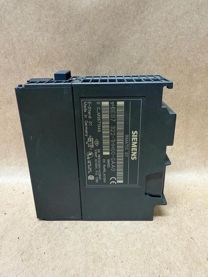 Used Siemens 6ES7 322-1HH00-0AA0 SIMATIC S7 Output Module