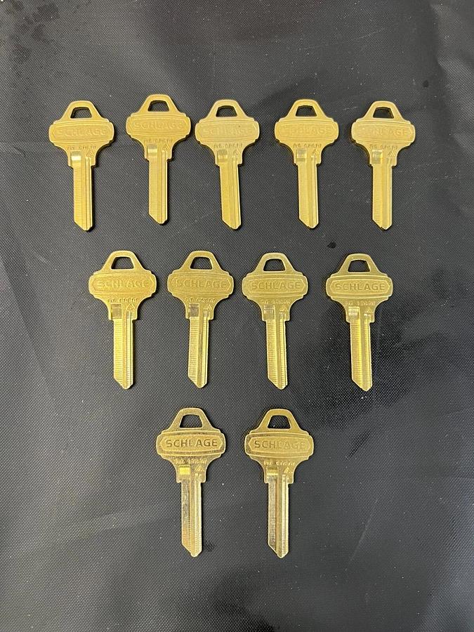 Schlage 35-009 EV C123 11 Key Blanks - Lot of 11
