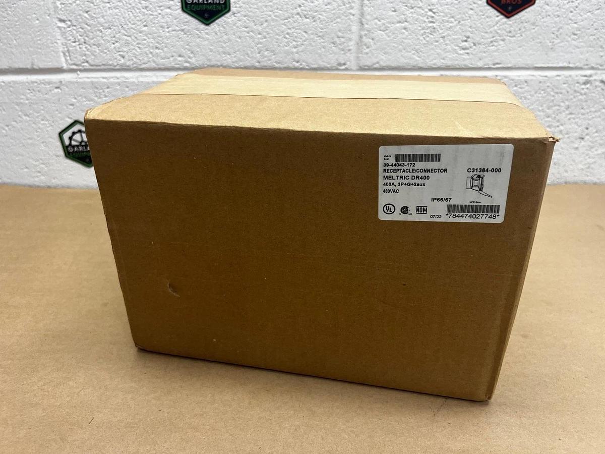 Meltric 39-44043-172 Receptacle/Connector 400A 480VAC *FACTORY SEALED*