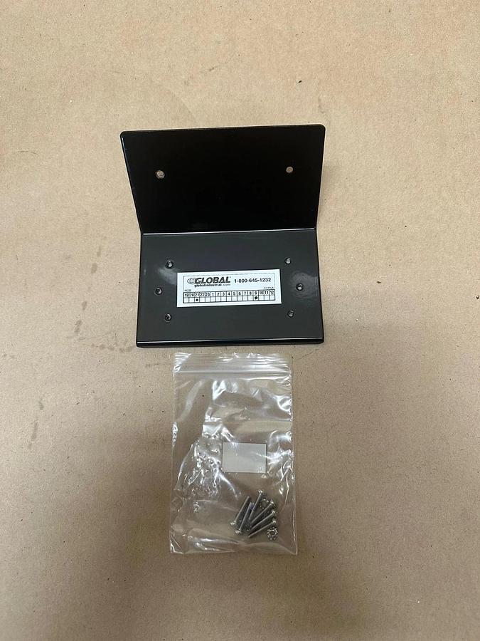 Used Global Industrial 641607 Angle Bracket, Trashtalk Enabled Trash Cans - Lot of 2