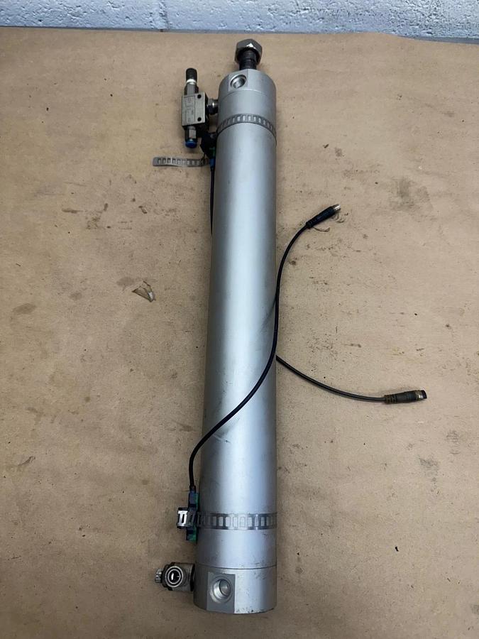 Used SMC CDG10A50-350 Air Cylinder