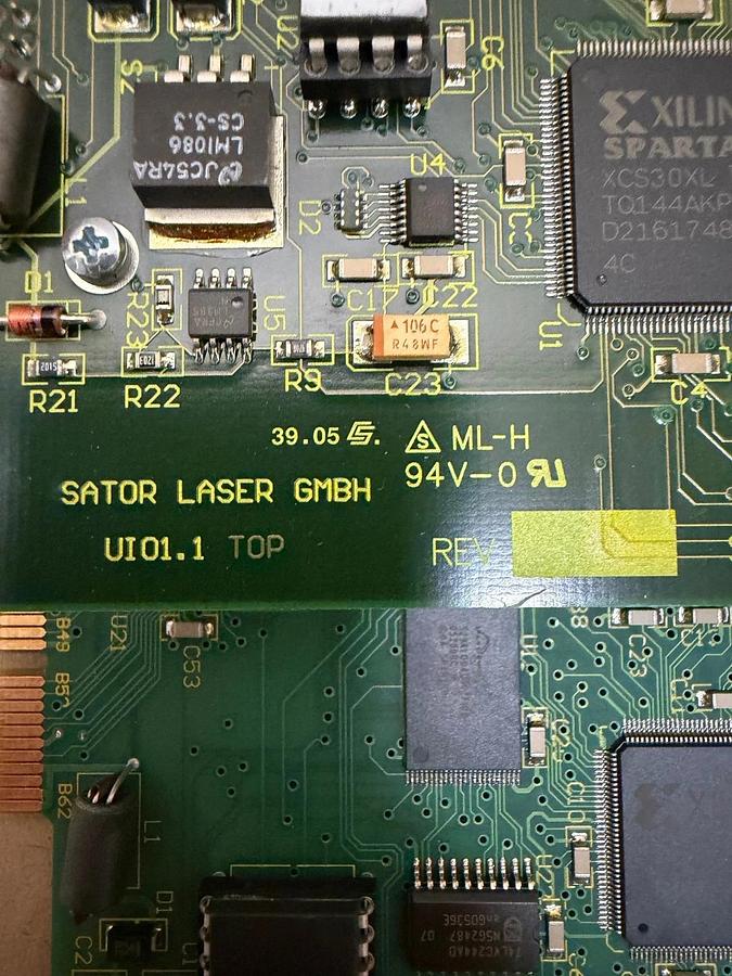 Used Sator Laser GMBH UMK 2.20 UI01.1 Card