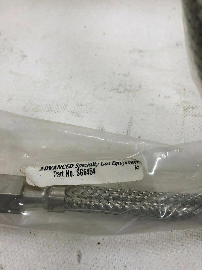 Used Advanced Specialty Gas Equipment SG6454 Stainless Steel Innercore & Overbraid