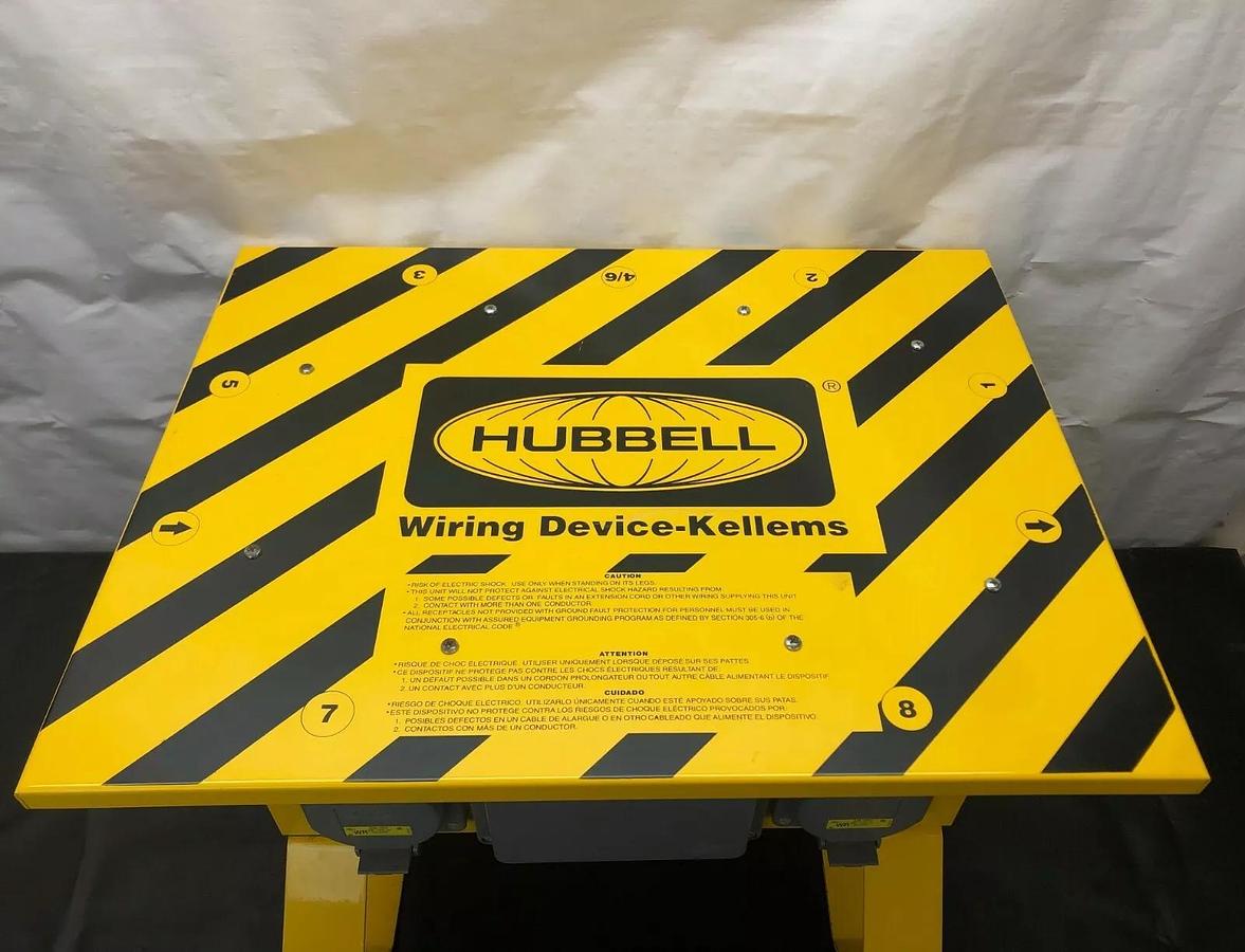 Used Hubbell SBSB2 Temporary Powerbox w/ Multiple Receptacles