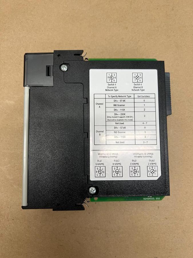 Used Allen Bradley 1756-DHRI0D DH + RI0 Communication Interface, REV. 6.3
