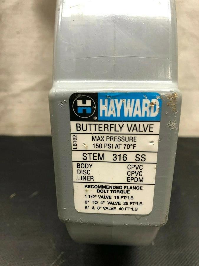 Used Hayward 4” Butterfly Valve w/ Remote Control RCI 435 DA Actuator