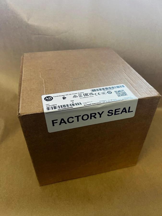 Allen Bradley 1756-PB75 Ser B ControlLogix 24V DC Power Supply *FACTORY SEALED*