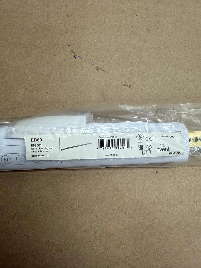 Used NVENT EB60 Earthing and Neutral Busbar, Eriflex *NEW*