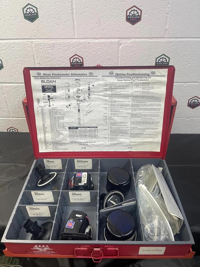 Used Best Plumbing Specialties Large Kit Box/ Storage Container, Assorted Products