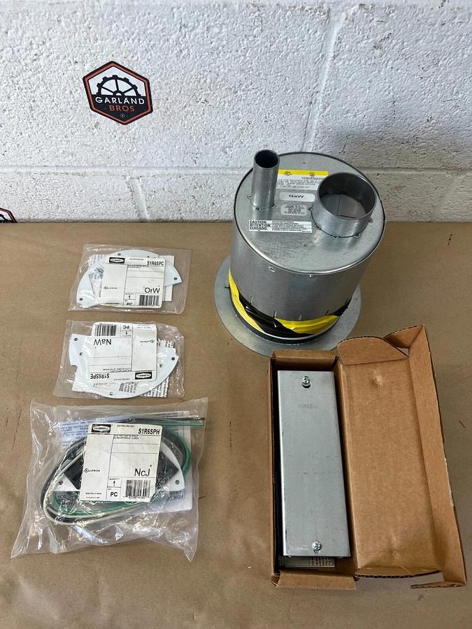 Used Hubbell S1R6PTACEHBLK 6” 4x20A Fire Rated Poke Through Series