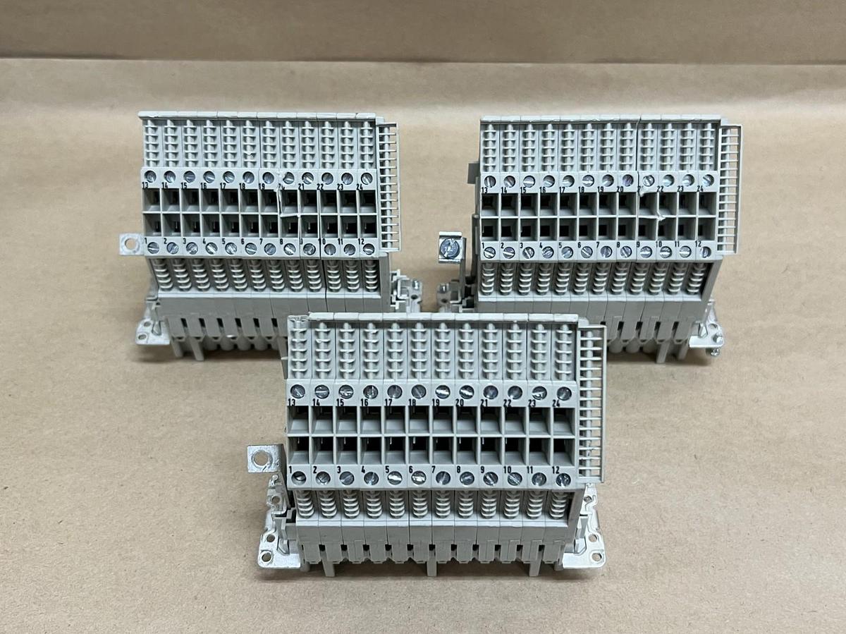 Used Wieland 70.100.XX53.3 Connector Terminal - Lot of 3