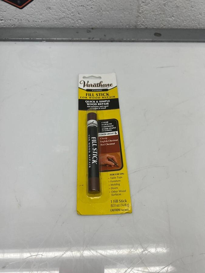Used Varathane Classic Fill Stick for Wood Repair