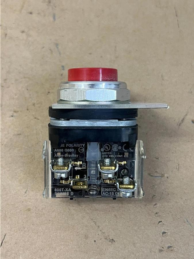 Used Allen Bradley 800T-B Ser T Red Push Button - Lot of 3