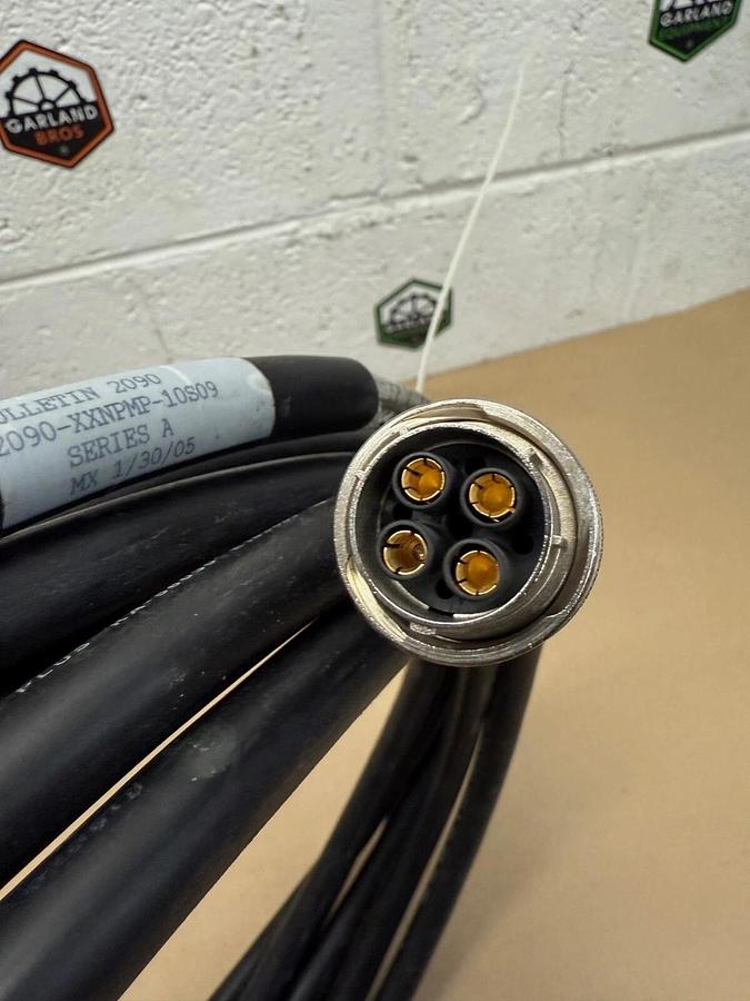 Used Allen-Bradley 2090-XXNPMP-10S09 Power Cable, Series A, Bulletin 2090, 9m