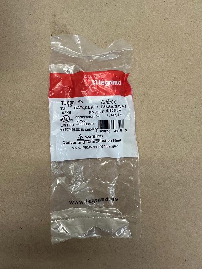 Used Legrand TJ600-88 Clarity 6 TracJack - Box of 19 *NEW*