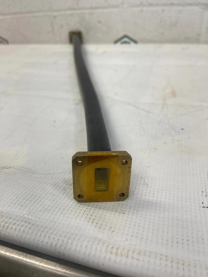 Used New Flexible Waveguide 163227-24 WR137 24” Length Twistable PBR/PBR