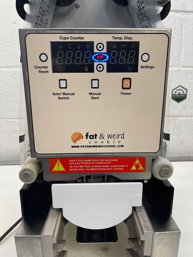 Used Y-Fang Sealing Machine ET-99SF Cup Sealing Machine, 110/120VAC, 60Hz, 420W