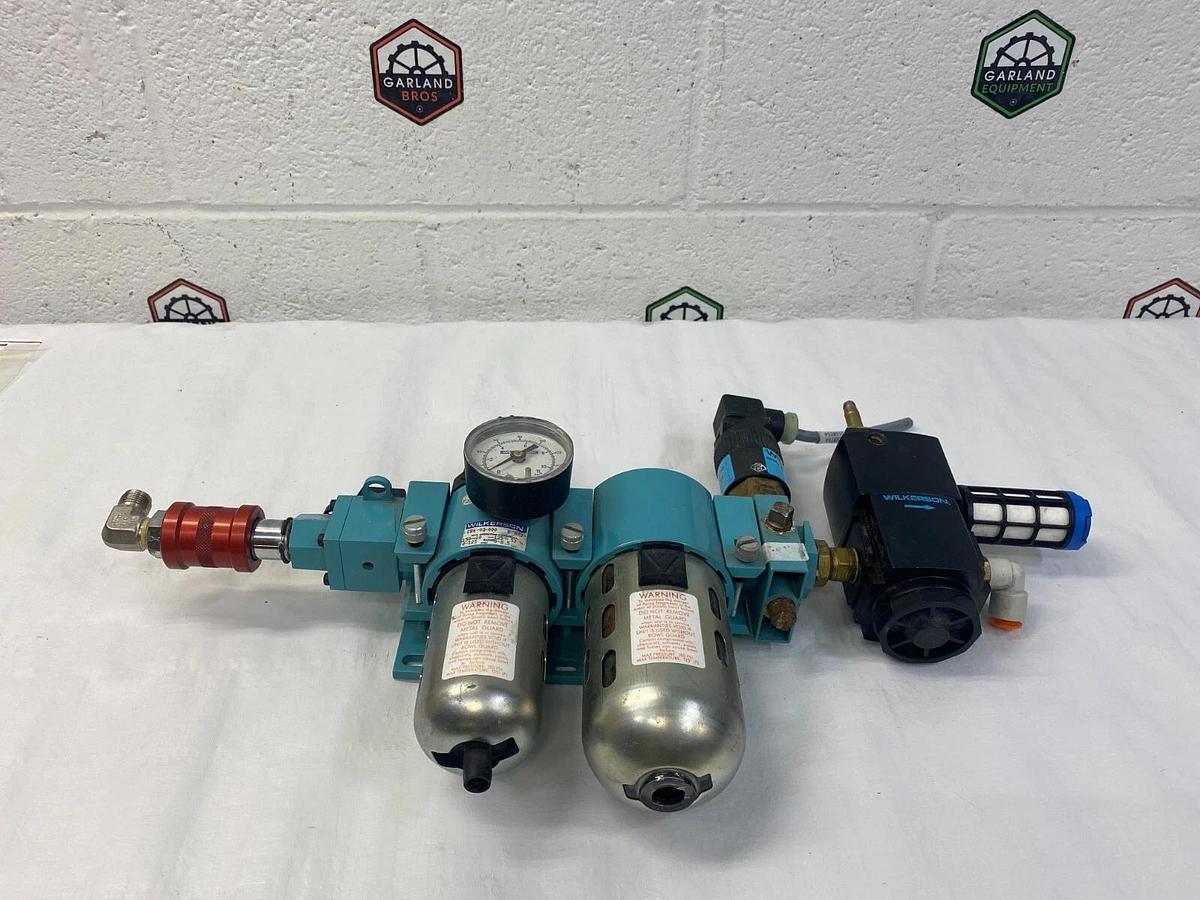 Used Wilkerson CB6-03-000 Filter Regulator Unit, K18-02-D000 Pressure Switch