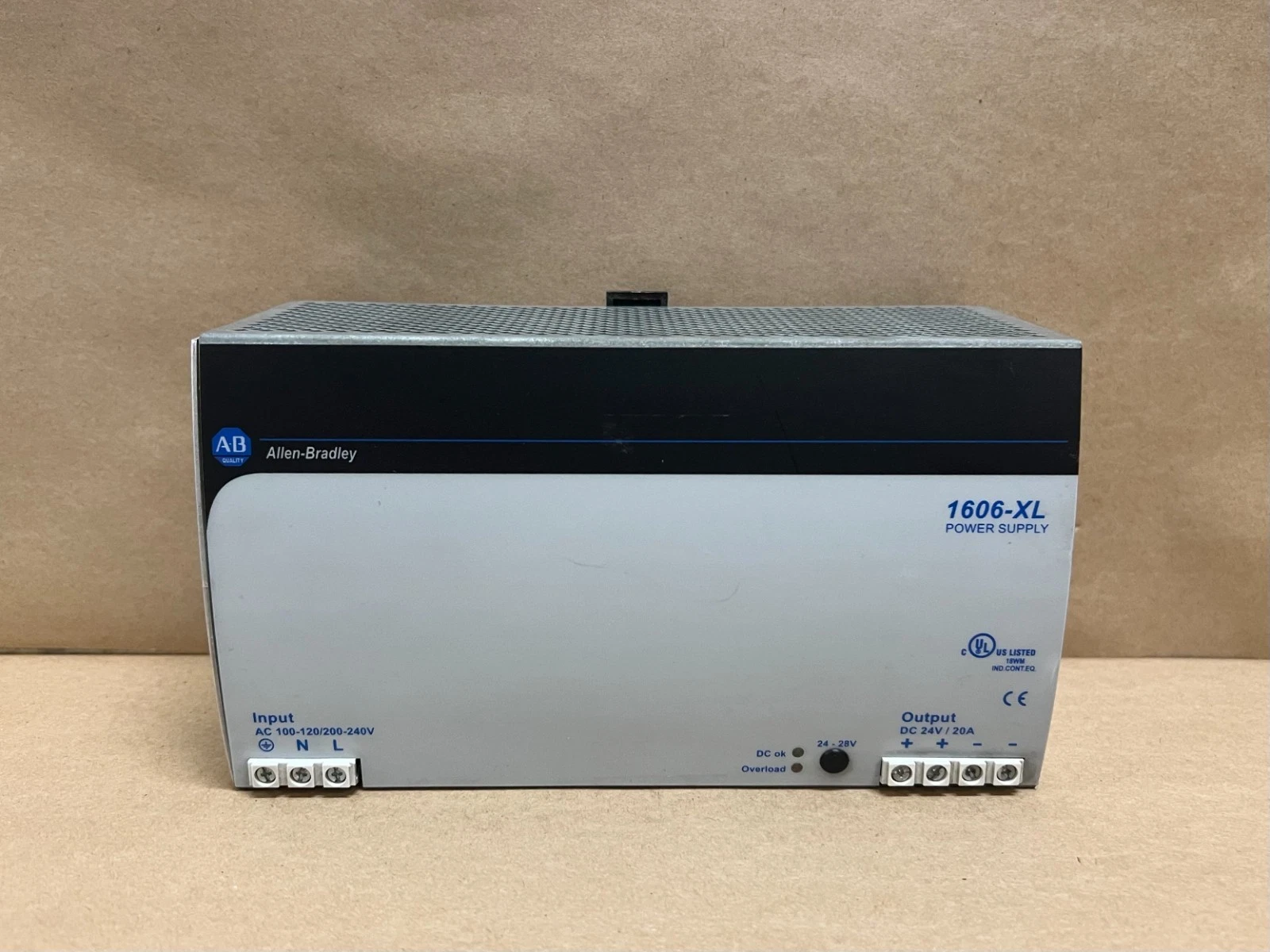 Used Allen Bradley 1606-XL480EP Series B Power Supply