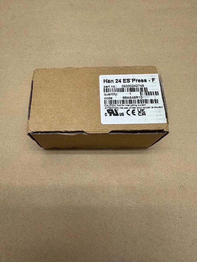 Used Harting 09330242748 Han 24 ES Press-F *NEW*