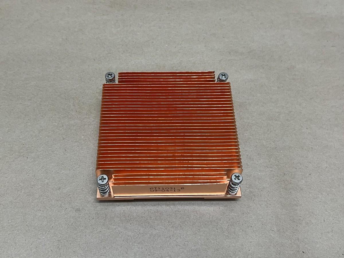 Used Eaton PT11031 B 1U Server CPU Passive Copper Heatsink