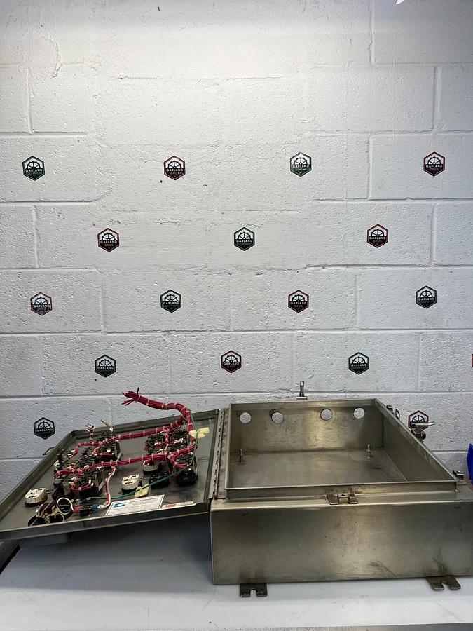 Used Hoffman A-24H2006SSLP SS Industrial Control Panel Enclosure