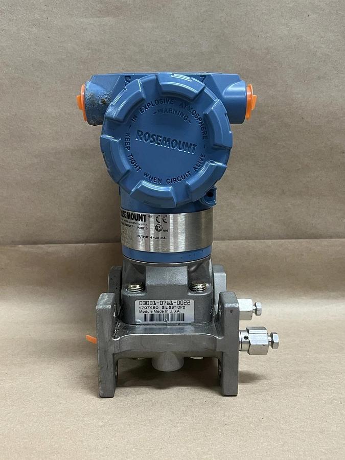 Rosemount Pressure Transmitter Mass Flow Ind. 10.5-55VDC Output 4-20mA 1185834