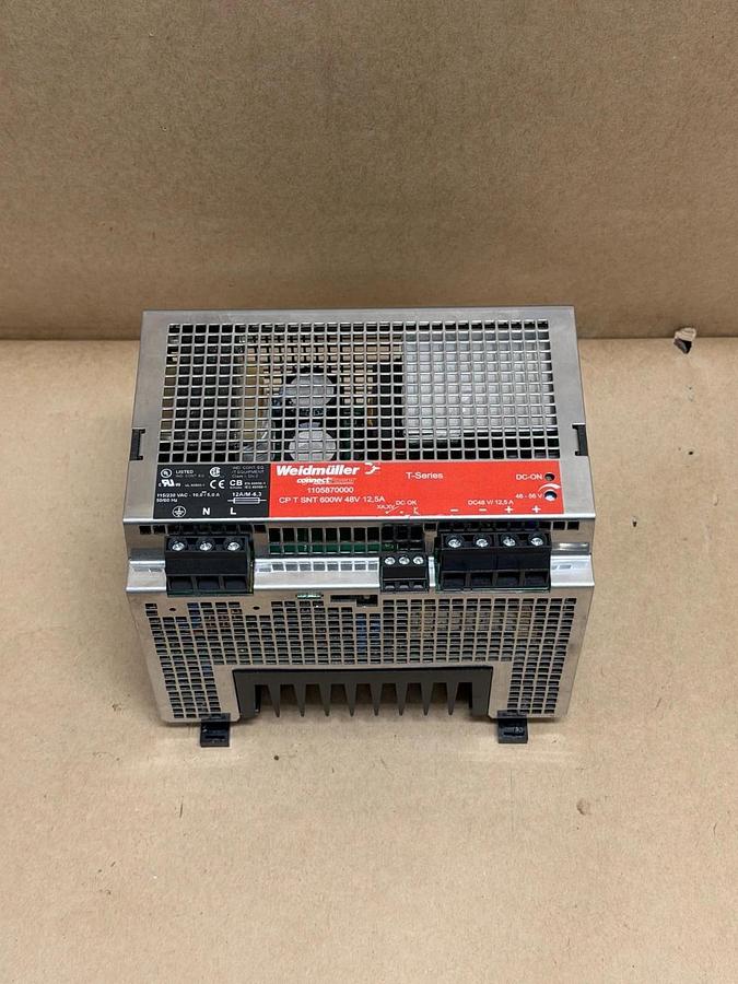 Used Weidmuller CP-T-SNT T-Series 600W, 48V, 12.5A