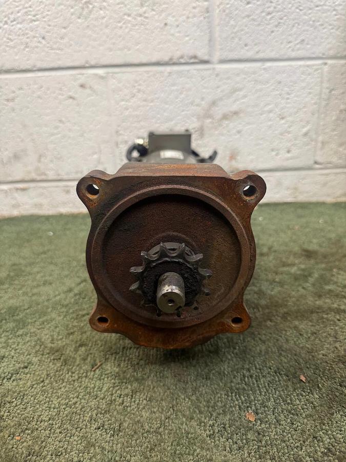 Used Baldor FX1-05-800-560Z Gearbox 1.1Hp Input, 5:1 Ratio, .56kW DC Motor @ 175RPM