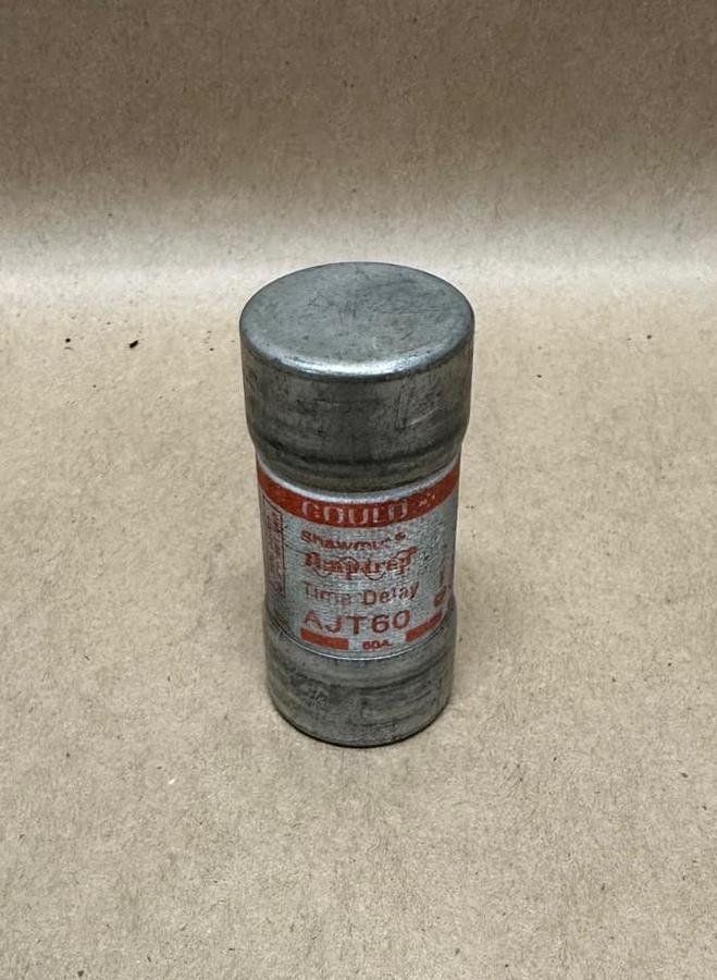 Used Gould Shawmut AJT60 Fuse Time Delay
