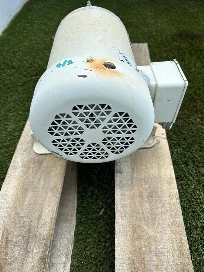 Used Baldor M3614T 2Hp Motor @ 1160RPM, 208-230/460V, 3 Phase, 184T Frame, 60Hz