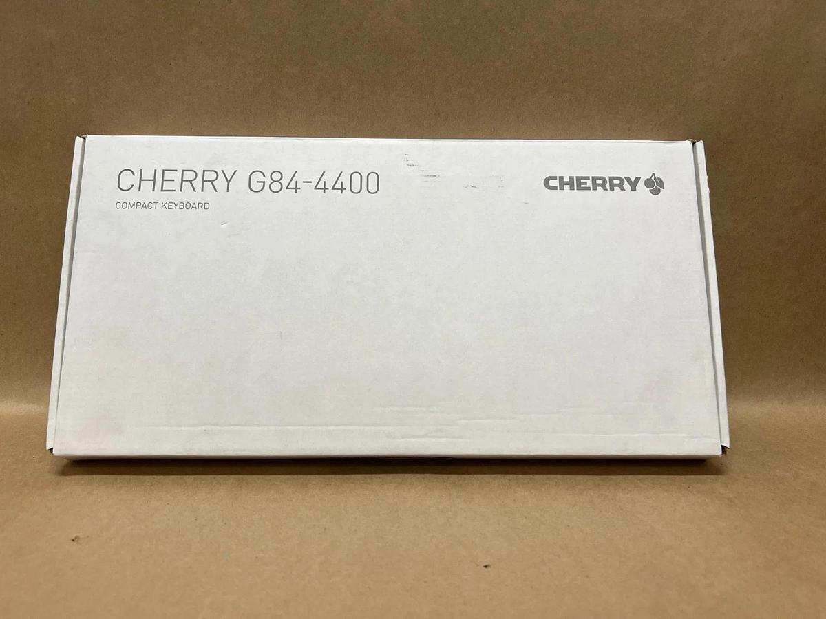 Used Cherry G84-4400 Compact Keyboard w/ Optical Trackball *NEW*