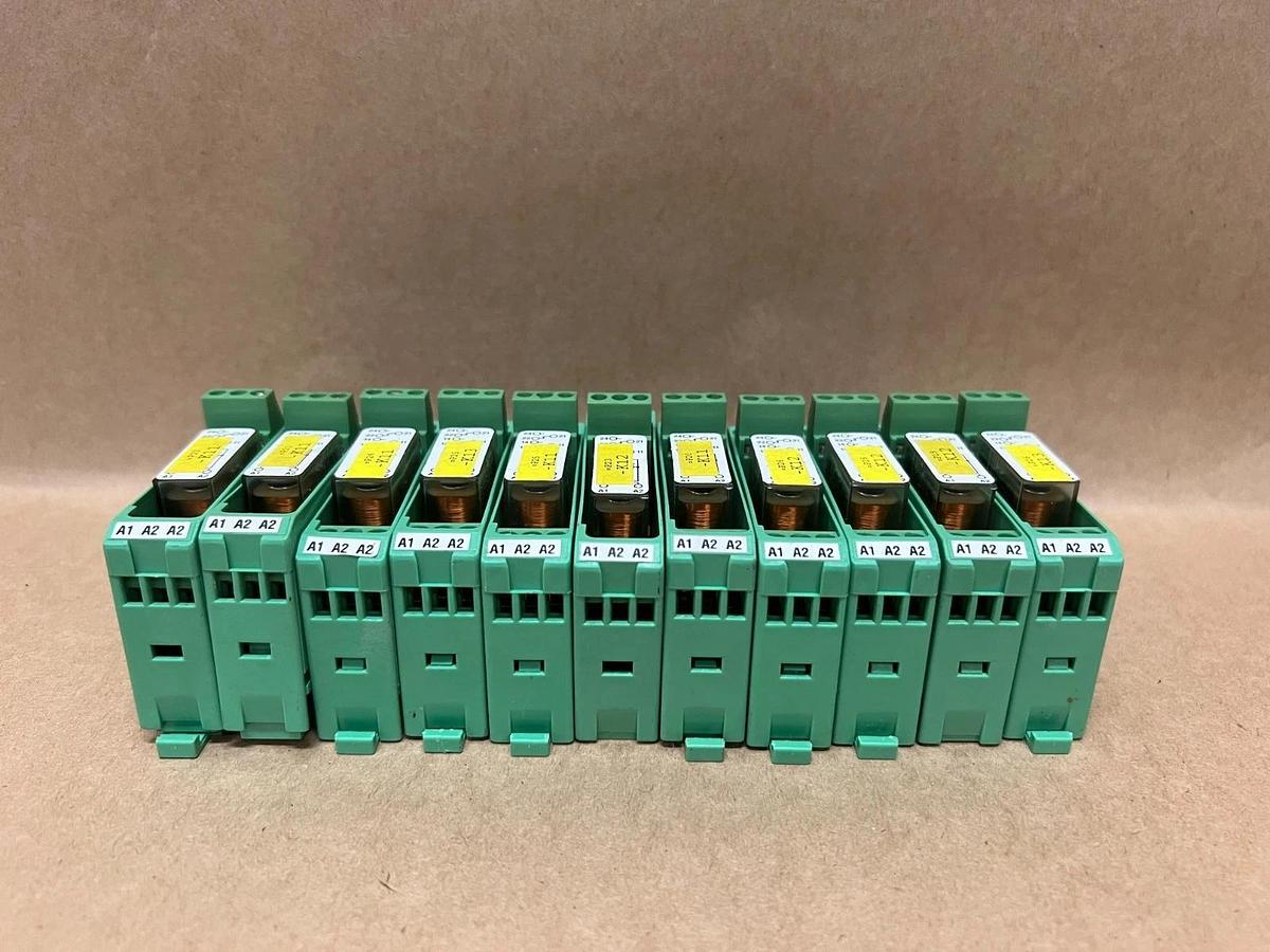 Used Phoenix Contact EMG 17-REL/KSR-24/21-21-LC Contact Relay Module - Lot of 11